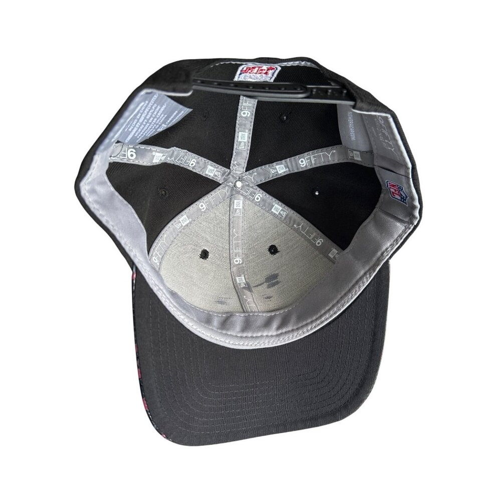 Arizona Cardinals New Era 9FIFTY Snapback Hat Black & Red NFL Adjustable Cap - Picture 6 of 9